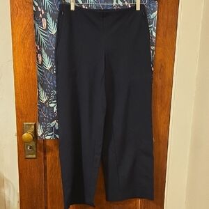 J. Jill Navy Ponte Pants
